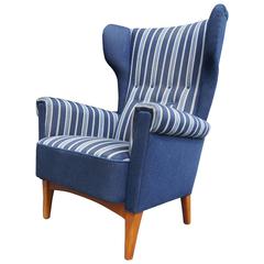 Danish Modern High-Back Lounge Chair for Fritz Hansen 5