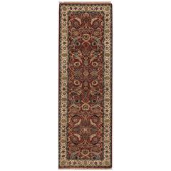 Beautifully Contrasted Tabriz Style Runner 8