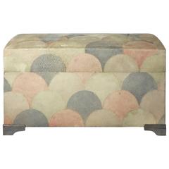 1970s Maitland-Smith Scalloped Shagreen Box 2