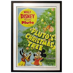"Pluto's Christmas Tree" Film Poster, 1952