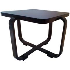 Rectangular Bentwood Coffee Table in Art-Deco