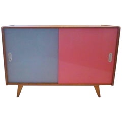 Original Two Sliding Door Sideboard by Jiri Jiroutek for Interiér Praha