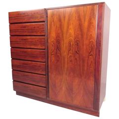 Scandinavian Modern Rosewood Gentleman's Chest