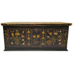 Painted Pine Blanket Chest 11