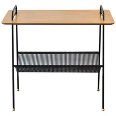 Model 'TM04' Side Table with Magazine Rack by Cees Braakman for Pastoe, 1950s 3