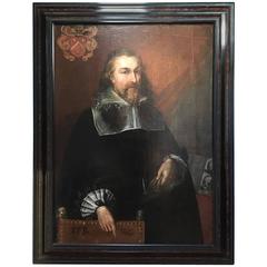 17th Century Oil on Canvas