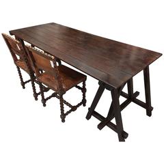 Antique 19th Century Architect Table