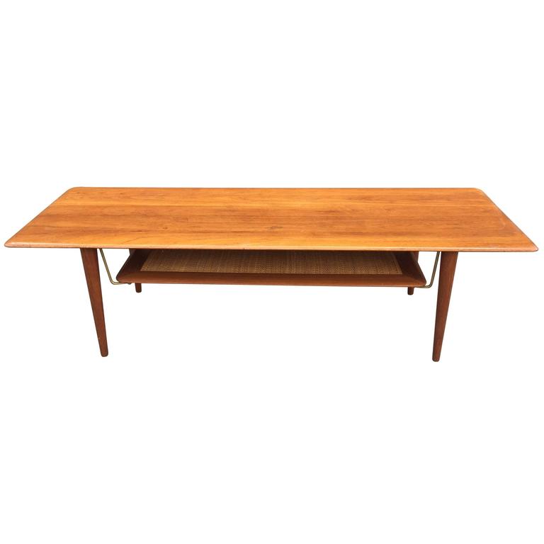 Peter Hvidt for France & Sons teak coffee or cocktail table, ca. 1950
