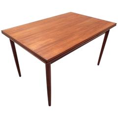 Danish Teak Extending Dining Table, Mid-Century, 1960s