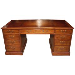Antique 19th Century Victorian Walnut Desk