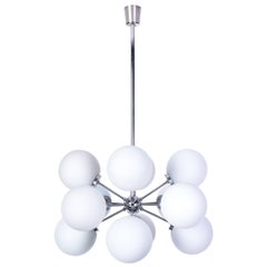 Gorgeous Mid-Century Modernist Chandelier by Richard Essig