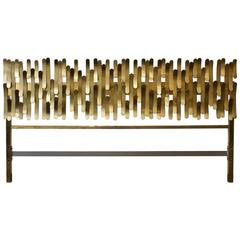 Headboard with Bed Frame by Frigerio, Italy, 1968 4