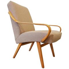 Vintage Czech Bentwood Armchair, Mid-Century