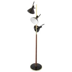 Three-Shade Floor Lamp by Gerald Thurston Lightolier