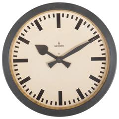 Siemens Halske Factory, Workshop or Train Station Clock