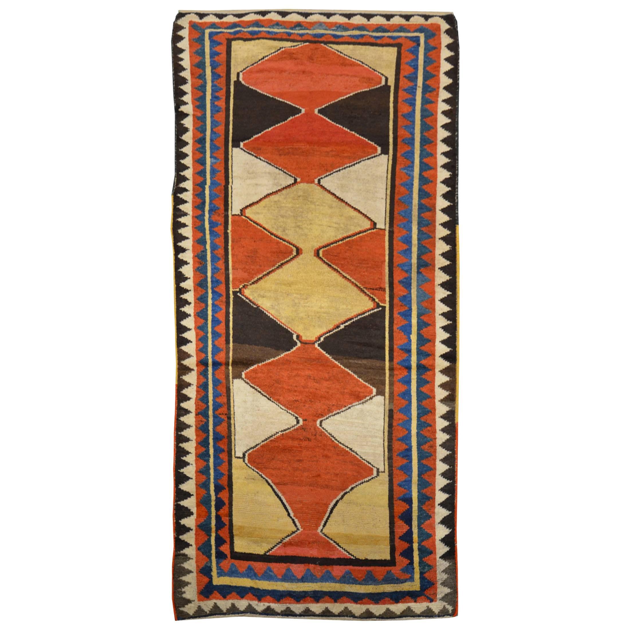 Antique Gabbeh Rug, circa 1880. at 1stDibs