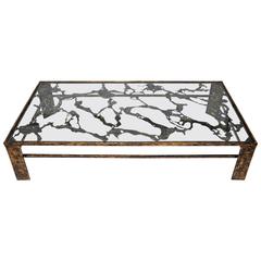 Silas Seandal, Large Signed Bronze Coffee Table 3