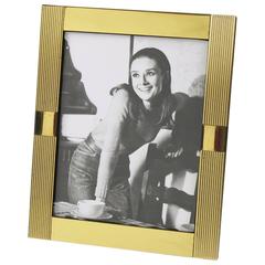 Mid-Century Modernist Brass Picture Photo Frame by Noel B.C., Italy, 1970s 9