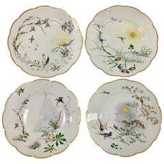 1970s Haviland France Limoges Four Seasons Collector Plates S/4