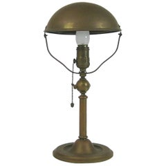 Antique Art Deco Brass Table Lamp