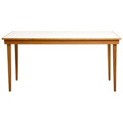 Adjustable Oak Table designed by Hans Eichenberger for Röthlisberger SW