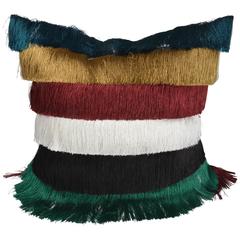 Haute Couture Designers Cushion / Pillow, Black and White Cotton 4