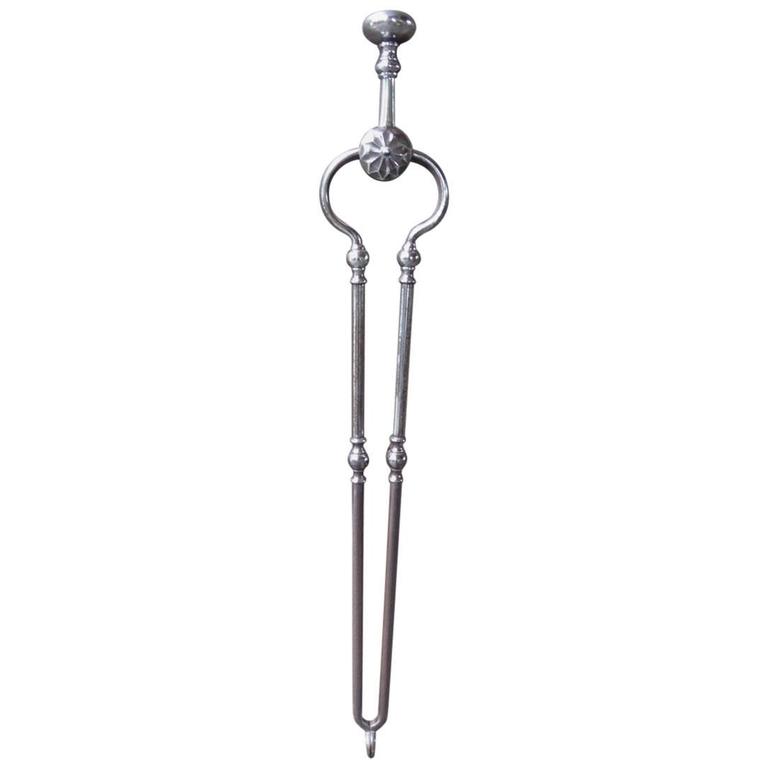 19th Century English Fire Tongs Or Fireplace Tongs For Sale At 1stdibs