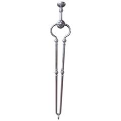 English Victorian Fireplace Tongs Or Fire Tongs For Sale At 1stdibs