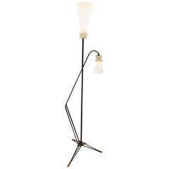 Beautiful Italian Stilnovo Floor Lamp, circa 1960