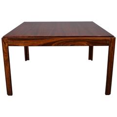 Mid-Century Vintage Danish Rosewood Coffee Table by Illum Wikkelso for Silkeborg