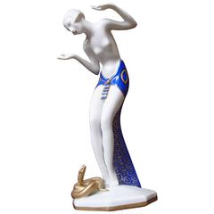 Art Deco Rosenthal Dancer with Snake 3