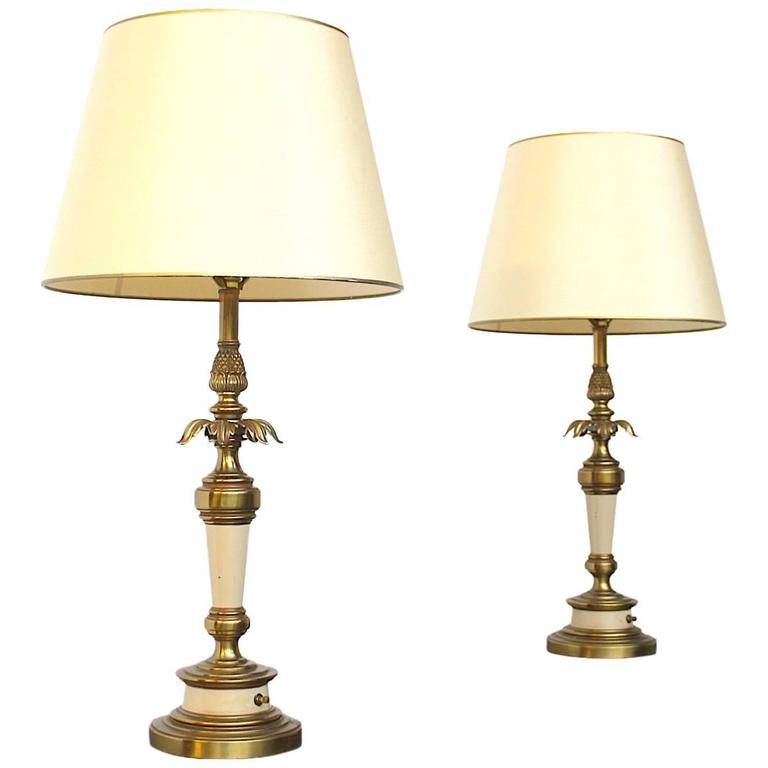 Pair Of Stiffel Usa Hollywood Regency Signed Table Or Buffet Lamps Pair Of Stiffel Usa Hollywood Regency Signed Table Or Buffet Lamps For