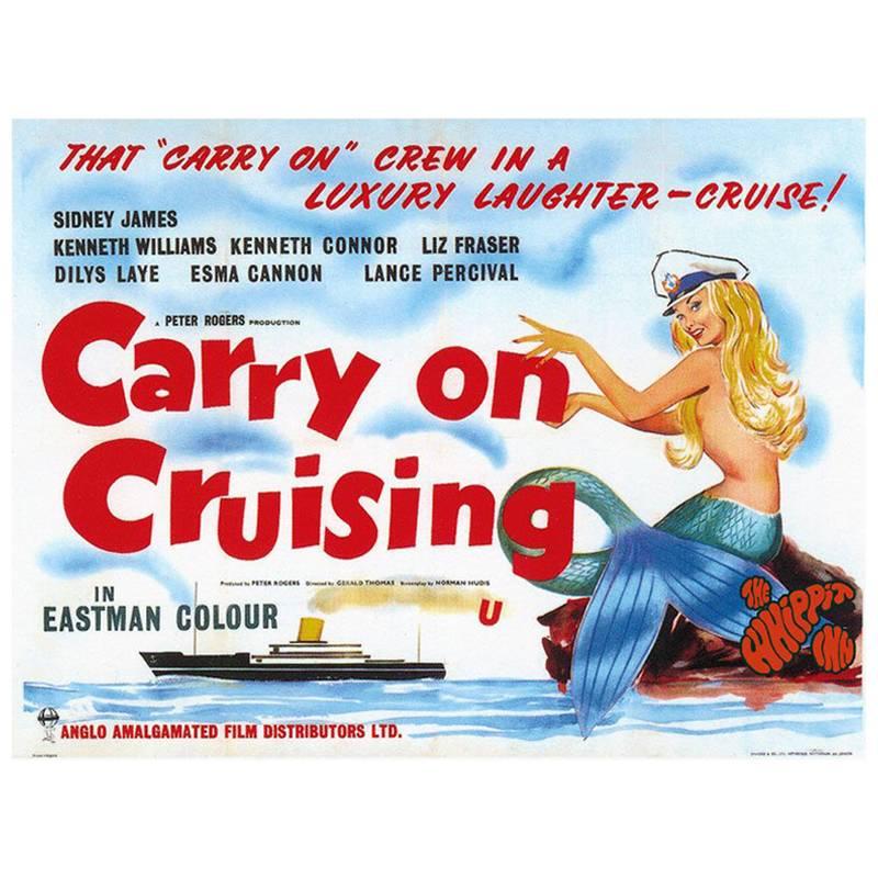 "Carry On Cruising" Film Poster, 1962 For Sale