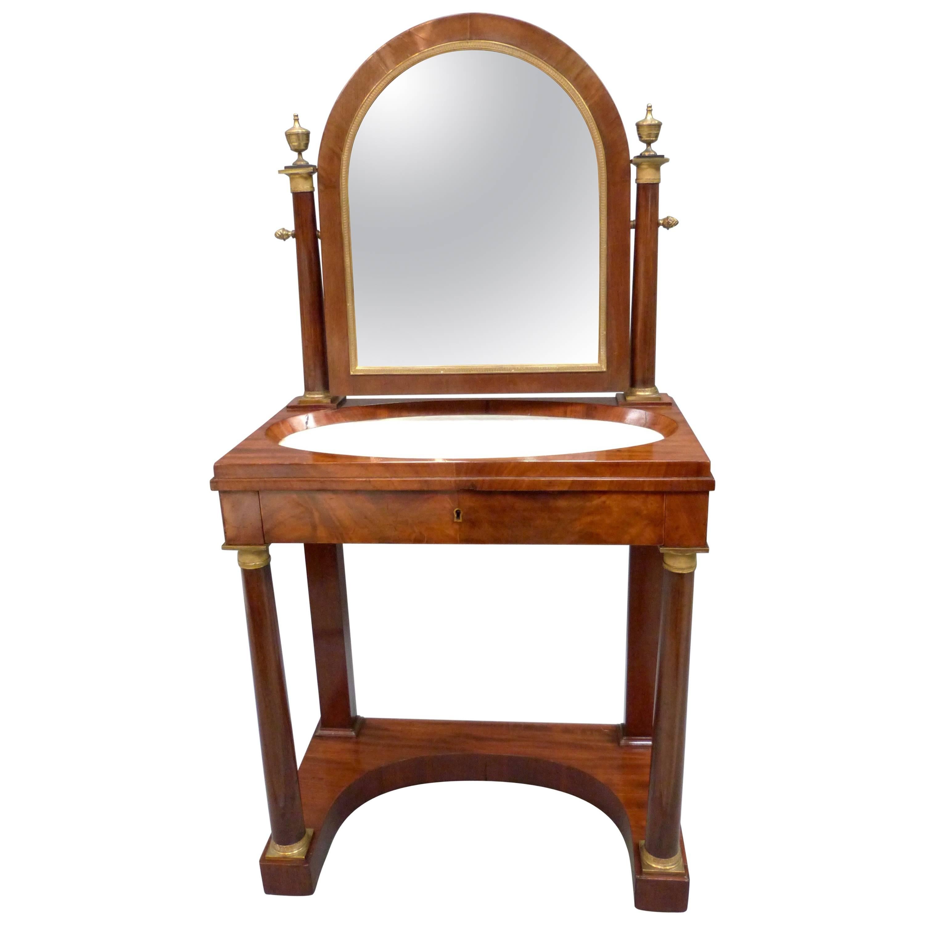French Empire Style Dressing Table For Sale