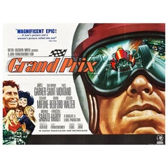 "Grand Prix" Film Poster, 1966