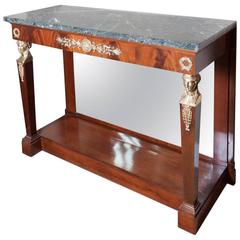 French Empire Style Console Table