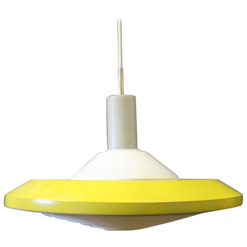 Stockholm Pendant in Yellow by Louis Poulsen, 1960s