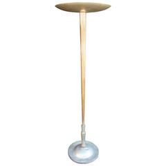 1925 Modernist Chromed Metal Floor Lamp