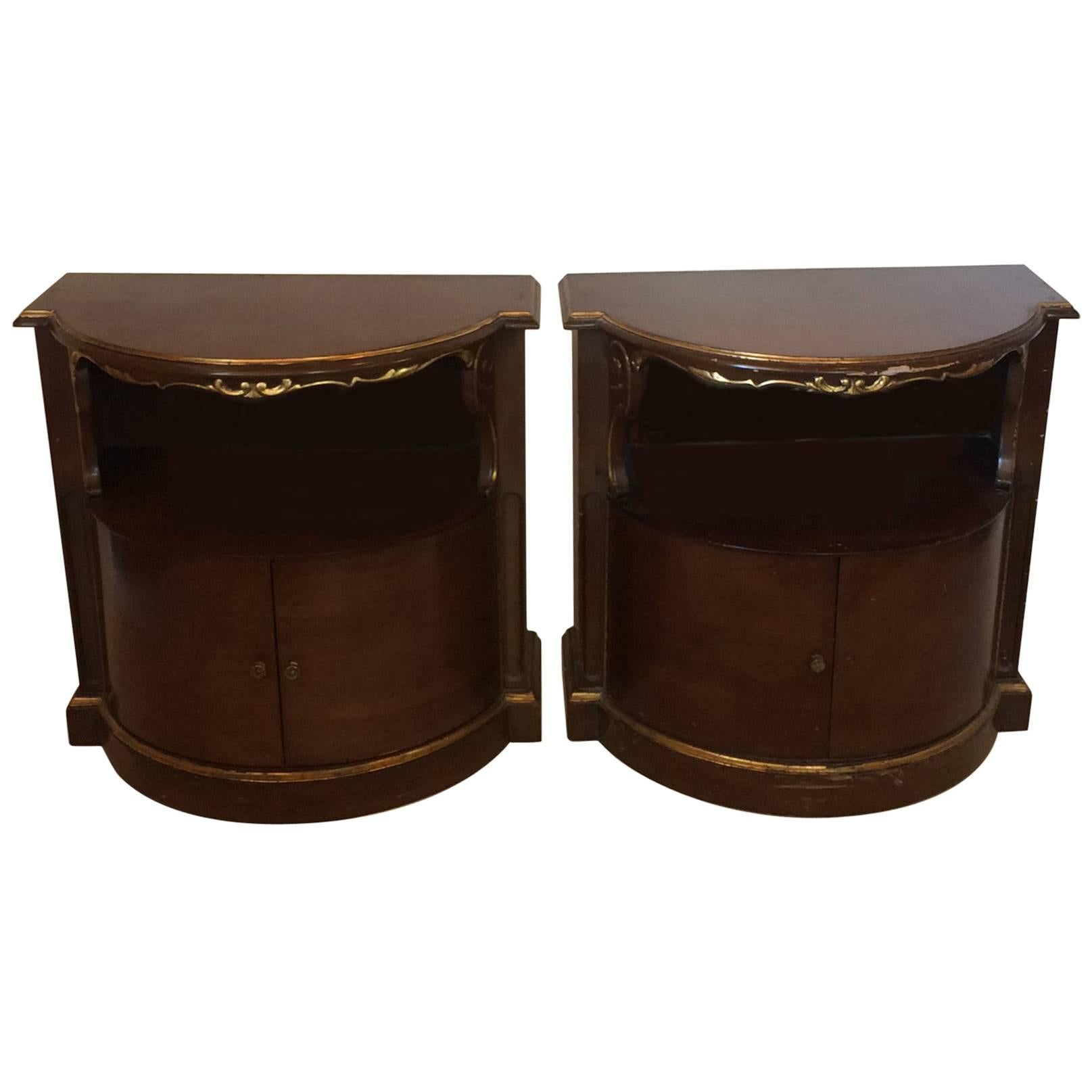 Vintage Pair of Karges End or Bedside Tables