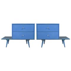 Pair of Vintage 1950s Modern Nightstands by Paul McCobb