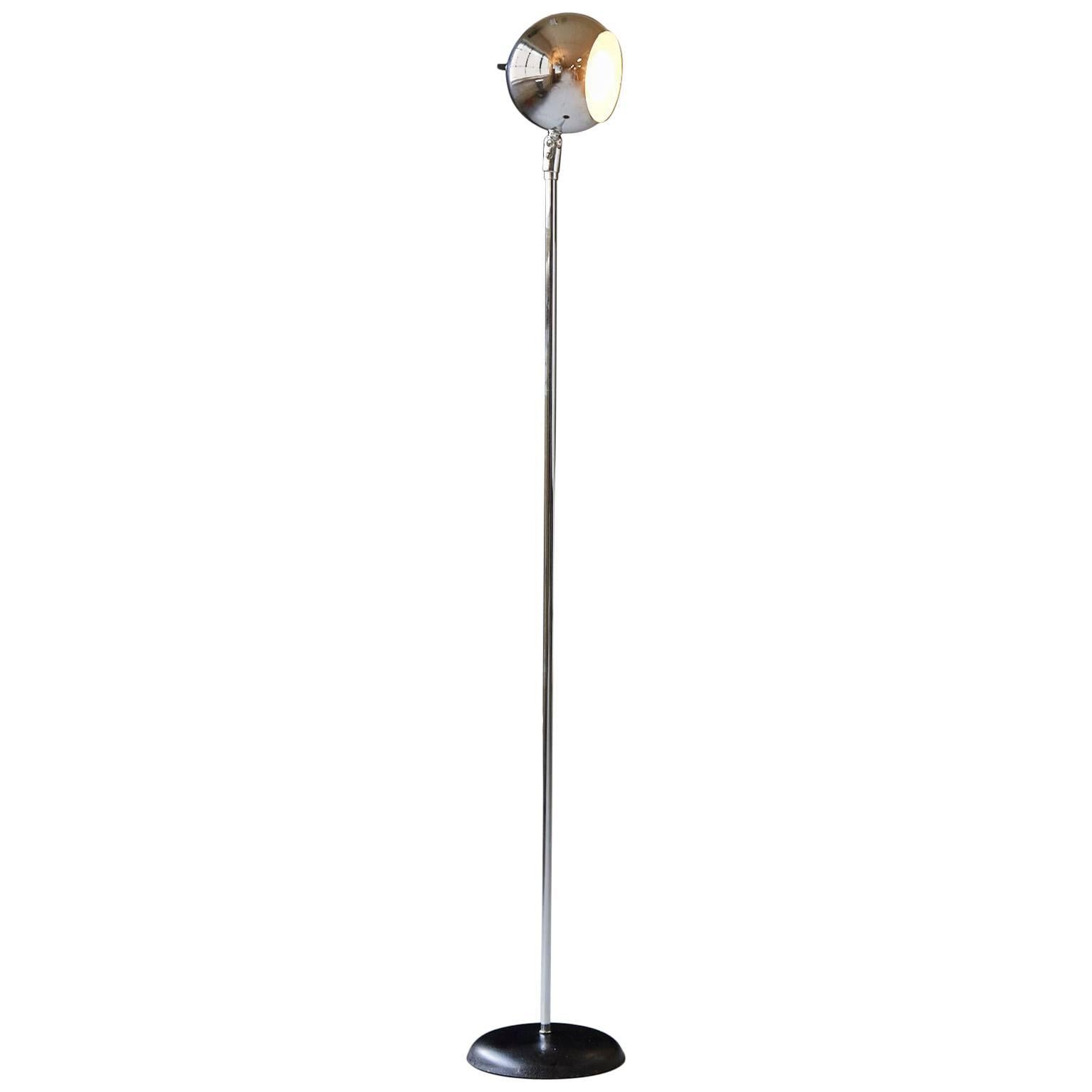 Robert Sonneman Style Chrome Eyeball Floor Lamp For Sale at