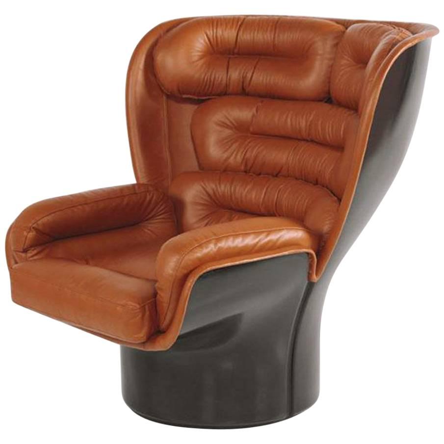Elda Swivel Chair by Joe Colombo for Comfort, 1963 For Sale