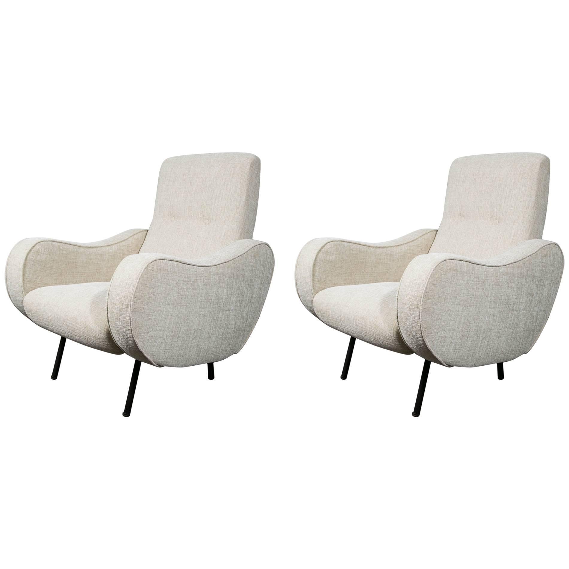 Pair of 1960s French Armchairs For Sale