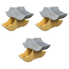 Rare Willy Guhl for Eternit Stackable Planters Mid-Century 12