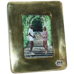 Vintage Brass Gucci Picture Frame, circa 1950