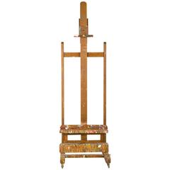 Vintage French Oak Easel