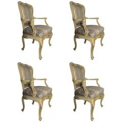 Four Original 1920s Venetian Chairs