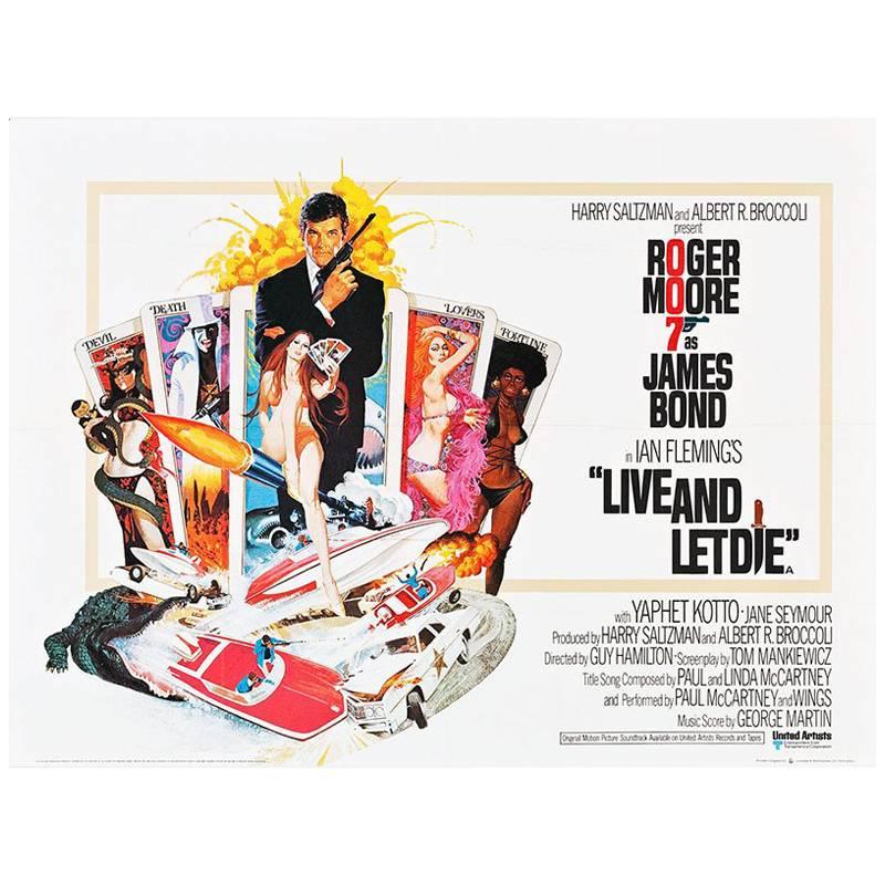 "Live And Let Die" Film Poster, 1973 For Sale