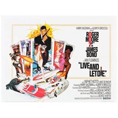 "Live And Let Die" Film Poster, 1973