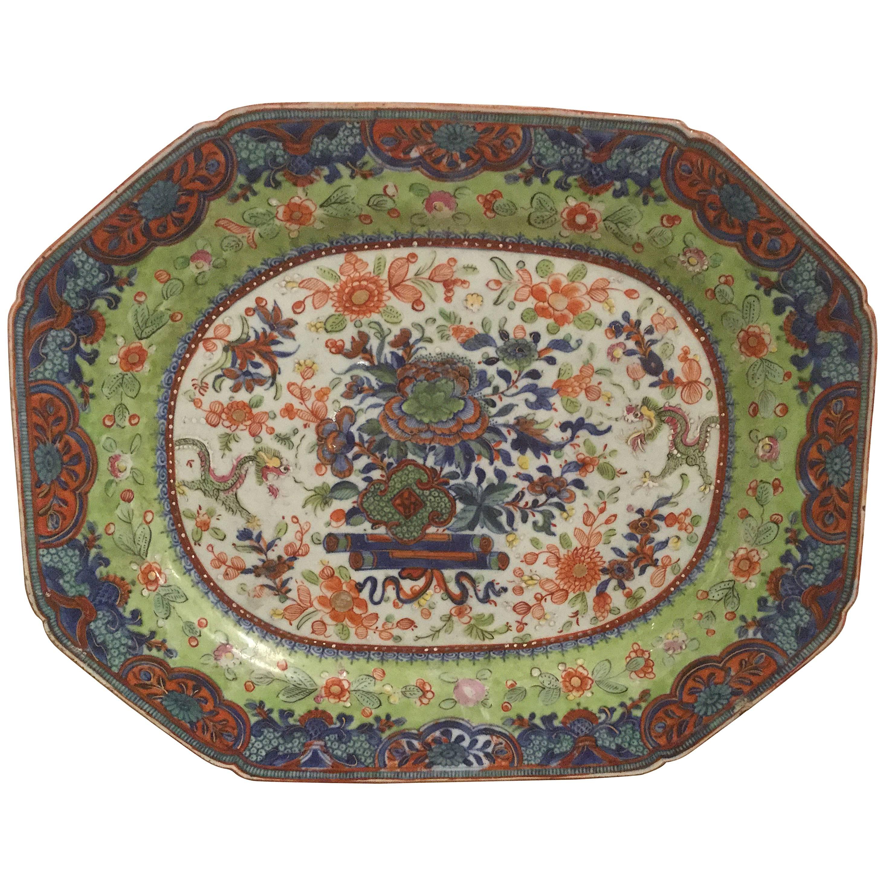 18th Century Clobbered Platter